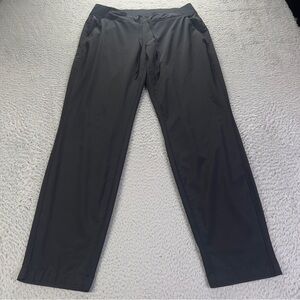 Athleta Midtown Ankle Pants Womens 4 Black Athletic Lightweight Preppy Casual
